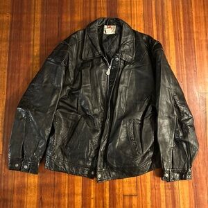 Men's Black Leather Jacket